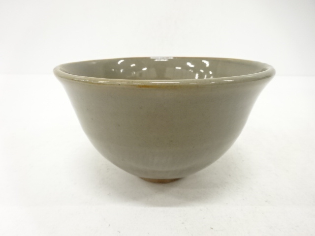 JAPANESE TEA CEREMONY / TEA BOWL CHAWAN / ASH GLAZE / ARTISAN WORK